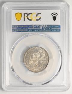Picture of 1873 LIBERTY SEATED 25C, NO ARROWS, CLOSED 3 MS62 