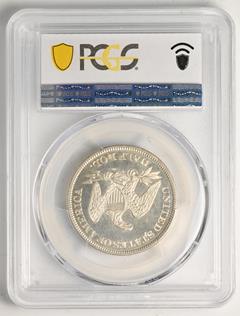 Picture of 1863 LIBERTY SEATED 50C, NO MOTTO MS66 