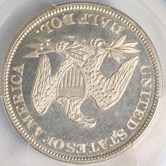 Picture of 1863 LIBERTY SEATED 50C, NO MOTTO MS66 
