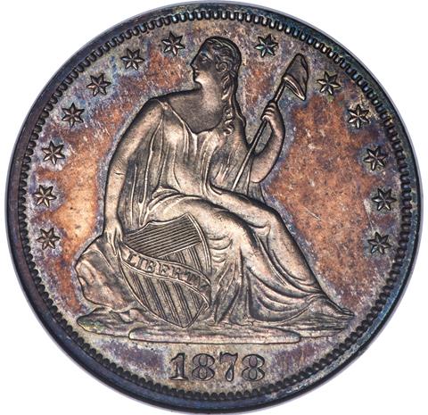 1878-S LIBERTY SEATED 50C