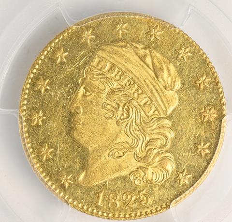 1825/4/1 CAPPED BUST $5