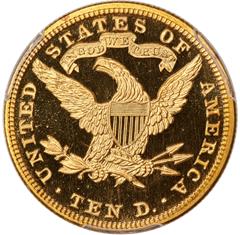 Picture of 1900 LIBERTY HEAD $10 PR66+ Deep Cameo