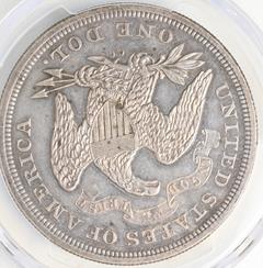 Picture of 1870-CC LIBERTY SEATED S$1, MOTTO MS63 