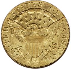 Picture of 1804 DRAPED BUST $10, CROSS 4 MS62 