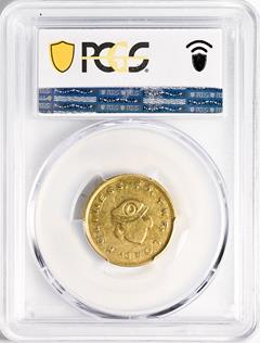 Picture of 1849 MORMON GOLD (UTAH) $5, MORMON AU40 