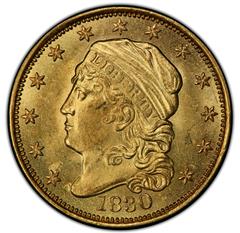 Picture of 1830 CAPPED BUST $2.5 MS64 