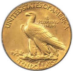 Picture of 1907 INDIAN $10, WIRE EDGE MS64 