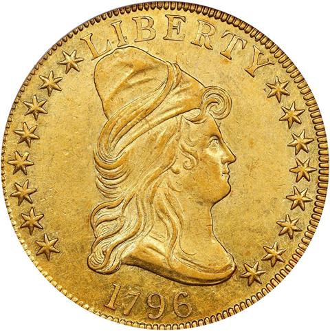 1796 DRAPED BUST $10