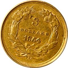 Picture of 1854-D INDIAN PRINCESS $3 AU55 