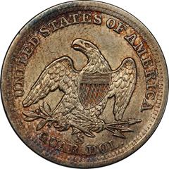Picture of 1859-S LIBERTY SEATED 25C, NO MOTTO AU58 