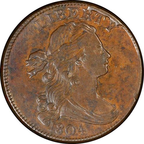1804 DRAPED BUST 1C
