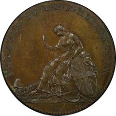 Picture of 1796 MYDDELTON TOKEN PR65 Brown