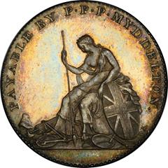 Picture of 1796 MYDDELTON, SILVER TOKEN PR64 