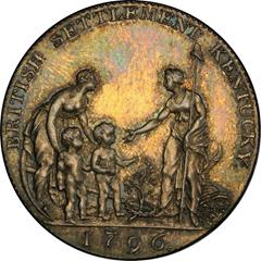 Picture of 1796 MYDDELTON, SILVER TOKEN PR64 