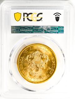 Picture of 1857-S LIBERTY HEAD $20 MS65+ 