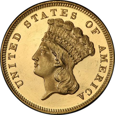 1887 INDIAN PRINCESS $3