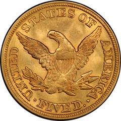 Picture of 1855 LIBERTY $5 MS64+ 