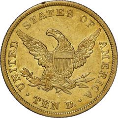 Picture of 1838 LIBERTY HEAD $10 AU55 