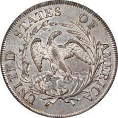 Picture of 1796 DRAPED BUST $1, SMALL DATE, LG LET AU58 