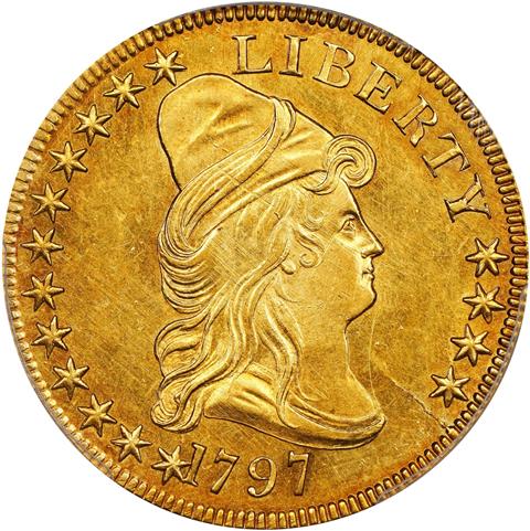 1797 DRAPED BUST $10