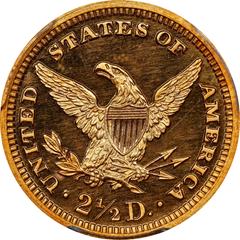Picture of 1883 LIBERTY HEAD $2.5 PR67 Cameo