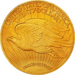 Picture of 1911 ST. GAUDENS $20 PR65 