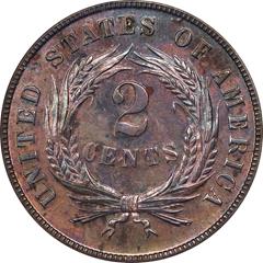 Picture of 1863 2C J-316 PR65 Brown