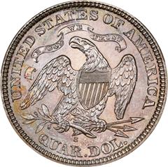 Picture of 1868-S LIBERTY SEATED 25C, MOTTO MS66 