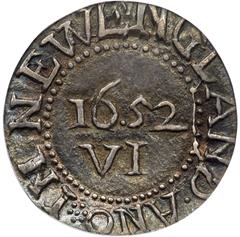 Picture of 1652 OAK TREE 6PENCE MS62 