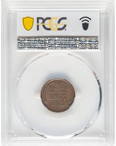Picture of 1922 LINCOLN BRONZE 1C, STRONG REVERSE MS64 Brown