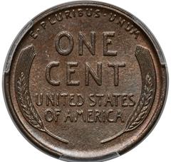 Picture of 1922 LINCOLN BRONZE 1C, STRONG REVERSE MS64 Brown
