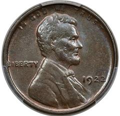 Picture of 1922 LINCOLN BRONZE 1C, STRONG REVERSE MS64 Brown
