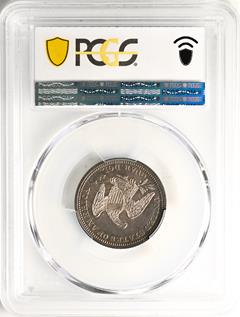 Picture of 1840 LIBERTY SEATED 25C, DRAPERY PR64 