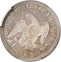 Picture of 1840 LIBERTY SEATED 25C, DRAPERY PR64 