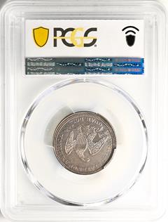 Picture of 1852 LIBERTY SEATED 25C, NO MOTTO PR64 