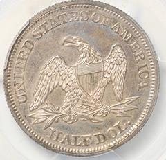 Picture of 1855/54 LIBERTY SEATED 50C, ARROWS PR65 