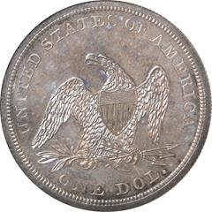 Picture of 1843 LIBERTY SEATED S$1, NO MOTTO PR64 