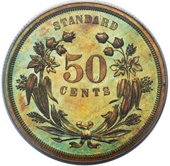 Picture of 1871 50C J-1106 PR66 Brown