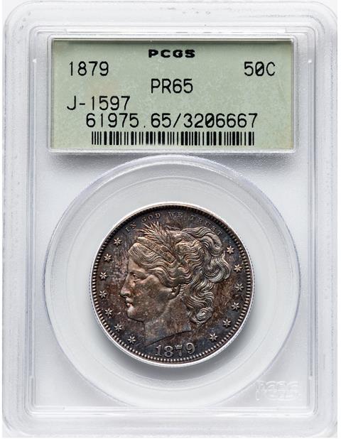 Picture of 1879 50C J-1597 PR65 