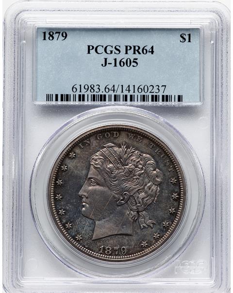 Picture of 1879 S$1 J-1605 PR64 