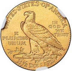 Picture of 1913 INDIAN $2.5 PR67 