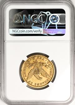 Picture of 1859-S LIBERTY HEAD $10 AU58 