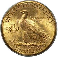 Picture of 1912-S INDIAN $10 MS65 