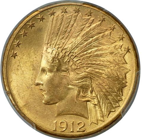 Picture of 1912-S INDIAN $10 MS65  Picture of 1912-S INDIAN $10 MS65