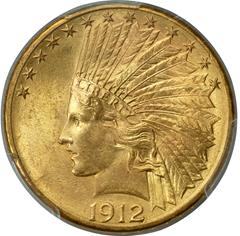 Picture of 1912-S INDIAN $10 MS65 