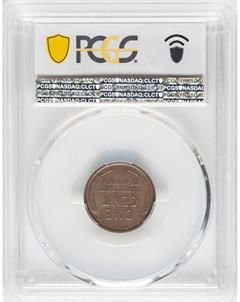 Picture of 1922 LINCOLN BRONZE 1C, STRONG REVERSE MS64 Brown