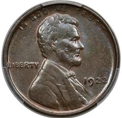 Picture of 1922 LINCOLN BRONZE 1C, STRONG REVERSE MS64 Brown