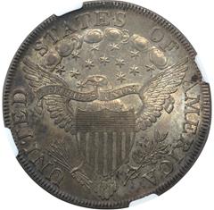 Picture of 1802/1 DRAPED BUST $1, OVERDATE MS62 