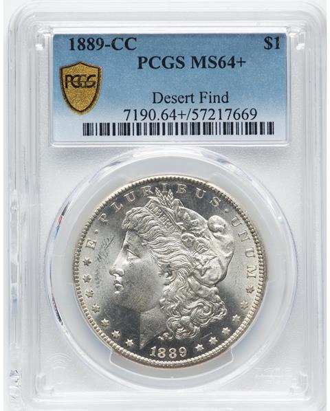Picture of 1889-CC MORGAN S$1 MS64+ 