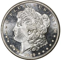 Picture of 1889-CC MORGAN S$1 MS63+ Proof Like